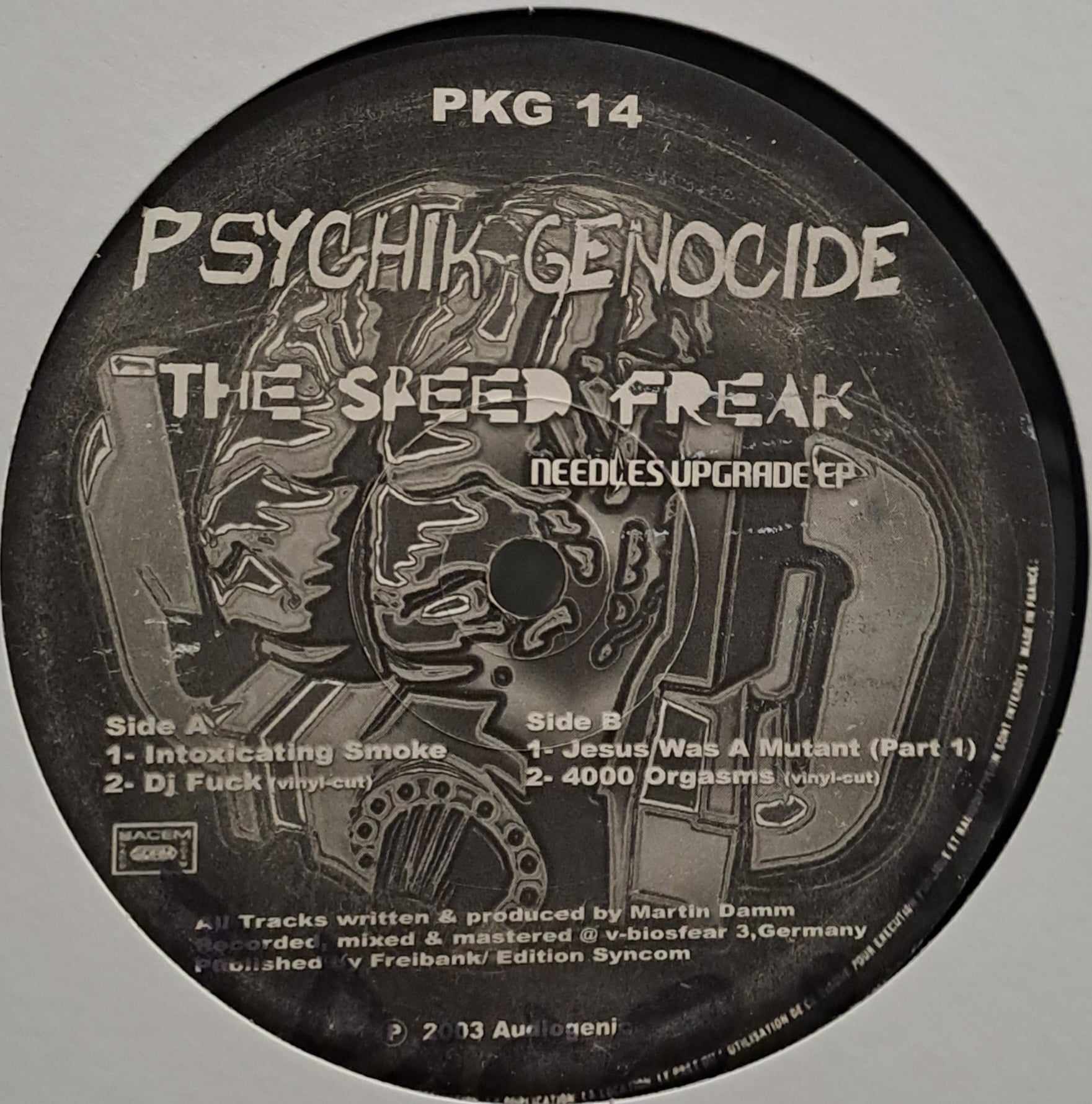 Psychik Genocide 14 - vinyle hardcore